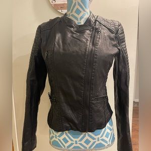 Ci Sono Designer Vegan Leather Jacket size medium